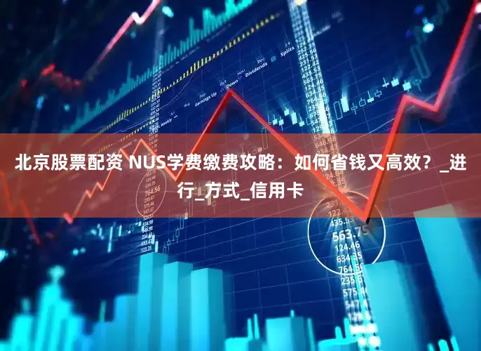 北京股票配资 NUS学费缴费攻略：如何省钱又高效？_进行_方式_信用卡